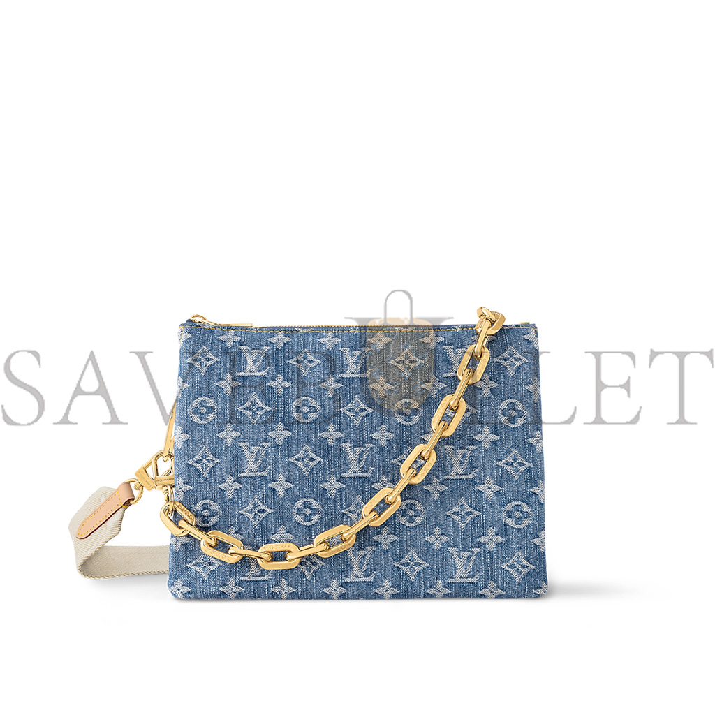 LOUIS VUITTON MASTER DENIM COUSSIN PM M24564 (26*20*12cm)